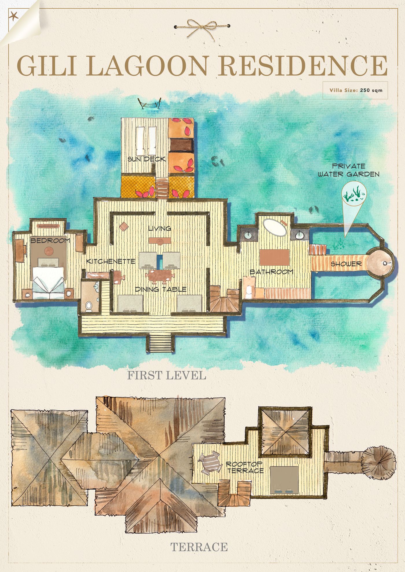 Gili Lagoon Residence floor plan